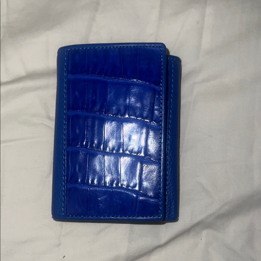 River key wallet luxury crocodile, leather, genuine skin
